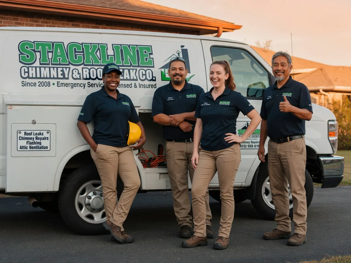 Chimney flashing repair company in Chapin, IA